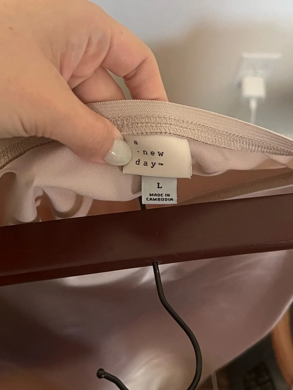 a new day Taupe Satin Maxi Skirt - Picture 3 of 3